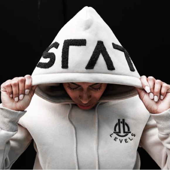 LEVELS PREMIUM CHENILLE HOODIE Beige/Tan size XL - Picture 3 of 11